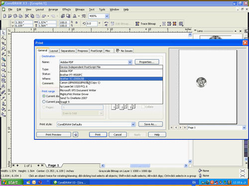 آموزش مهرلیزری brother