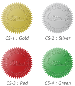 لیبل مهر برجسته شاینی